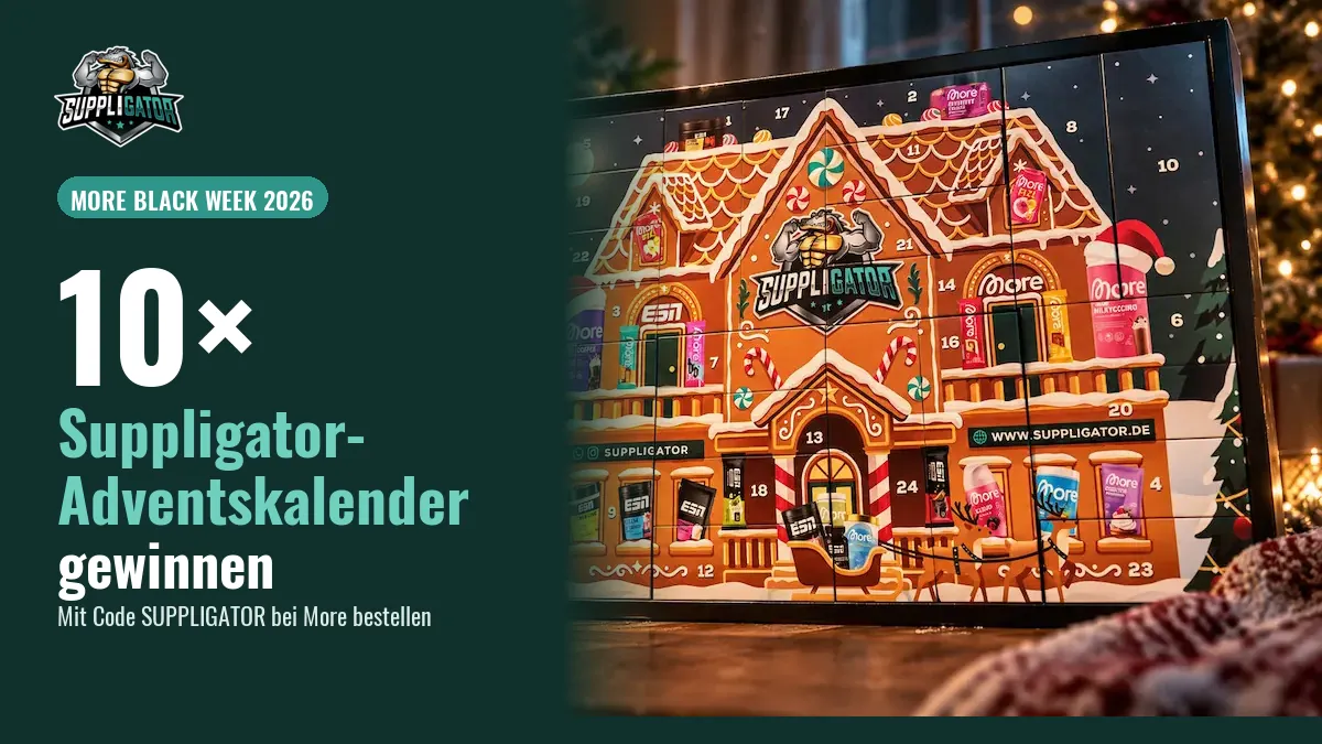 Suppligator-Verlosung zur More Blackweek – 10× Suppligator-Adventskalender