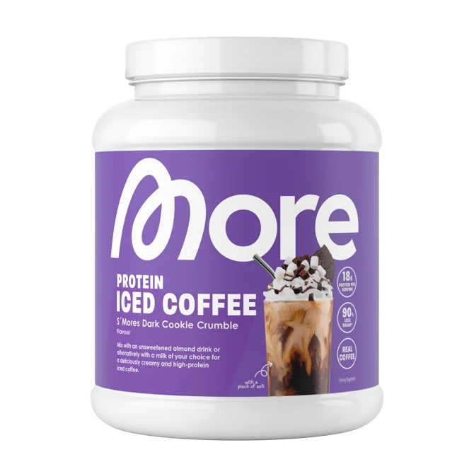 Protein Iced Coffee „S'Mores Dark Cookie Crumble“