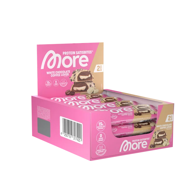 More Protein Satisbites „White Chocolate Coffee Lover“ — 12er Tray